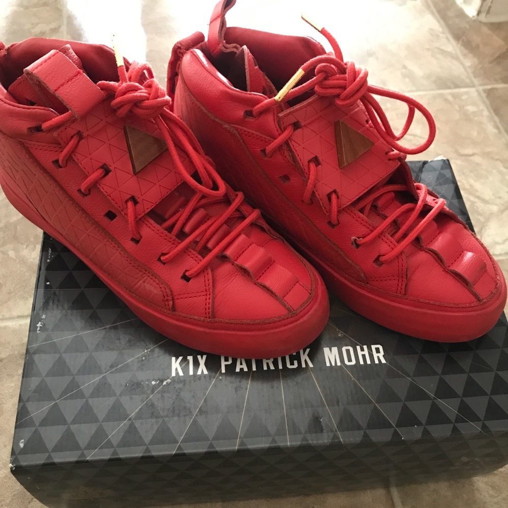 Patrick Mohr Red Sneakers